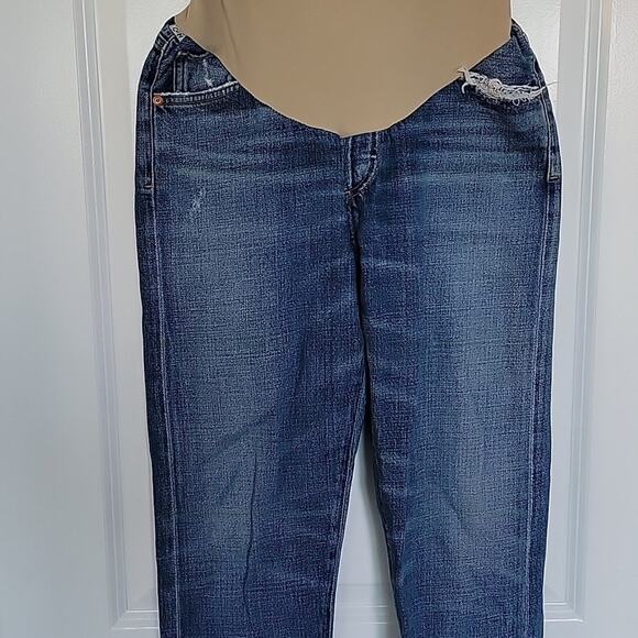 A Pea in a Pod/Citizens of Humanity Distressed Maternity Jeans, 27 - Picture 3 of 9